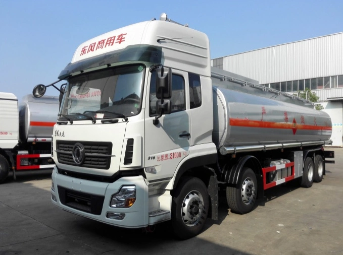 Dongfeng 30cbm Oil Delivery Tanker Truck 8*4 Gasoline Petroleum Diesel Tanker Fuel Tank Truck