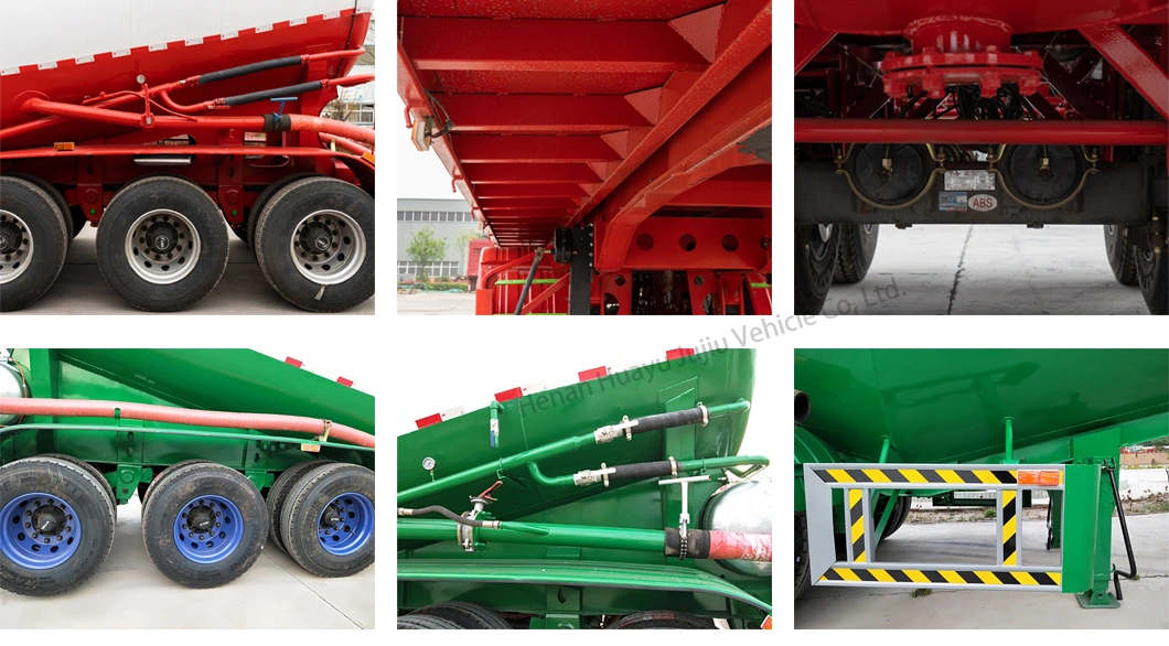 Heavy Duty Powder Cement Bulker Tanker Semi Trailer Hot Selling