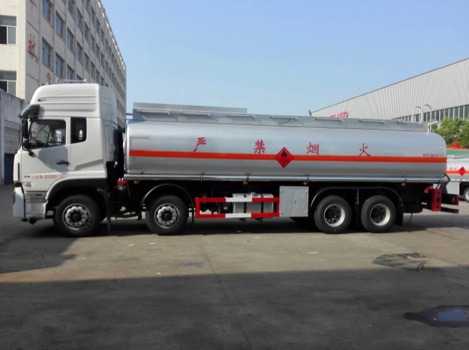 Dongfeng 30cbm Oil Delivery Tanker Truck 8*4 Gasoline Petroleum Diesel Tanker Fuel Tank Truck