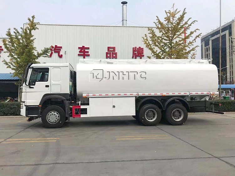 Sinotruck HOWO 6X4 Oil Fuel Tanker Truck 20000 Litres Aluminum Oil Tanker Vessel Ship Trailer Truck for Sale