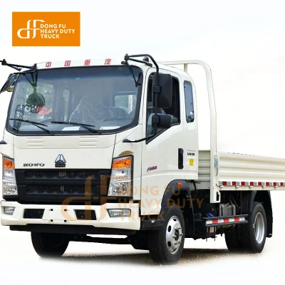 저렴한 가격의 중고차 미니 자동차 경트럭 소형 트럭 Sinotruk HOWO 4X2 110HP 중국산