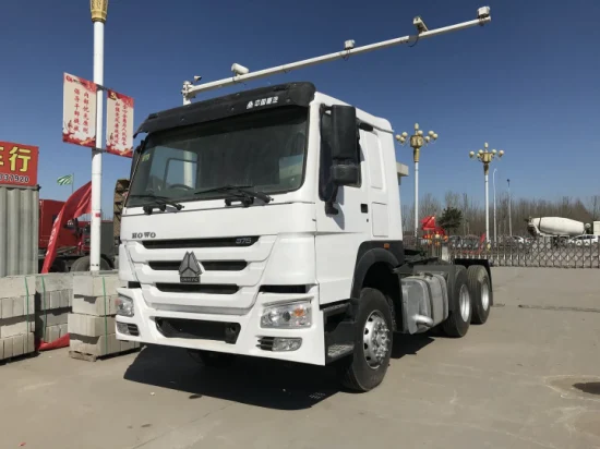 헤비 듀티 Sinotruk HOWO 336/371/420HP 6X4/8X4 10/12 휠러 중고 트랙터 헤드 화물 트럭 판매